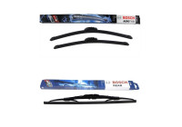 Bosch Windshield wipers discount set front + rear AR550S+H400