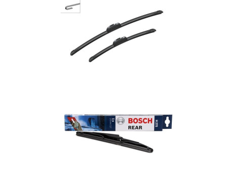 Bosch Windshield wipers discount set front + rear AR552S+H275