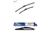 Bosch Windshield wipers discount set front + rear AR602S+H301