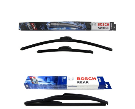 Bosch Windshield wipers discount set front + rear AR605S+H840