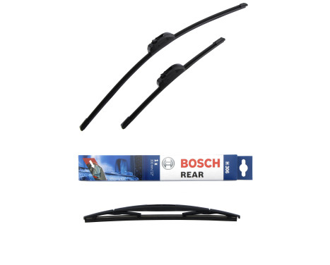 Bosch Windshield wipers discount set front + rear AR614S+H306