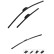 Bosch Windshield wipers discount set front + rear
