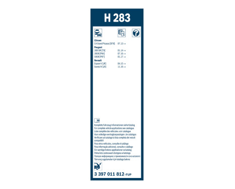 Bosch Windshield wipers discount set front + rear, Image 14
