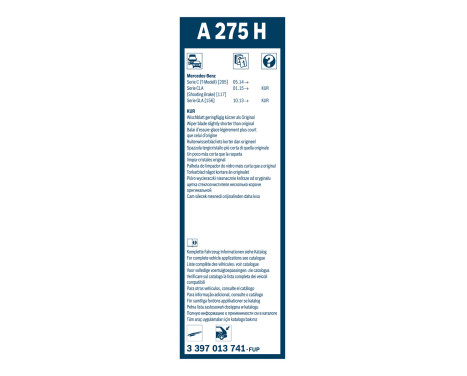 Bosch Windshield wipers discount set front + rear, Image 14