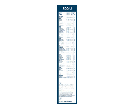 Bosch Windshield wipers discount set front + rear, Image 4