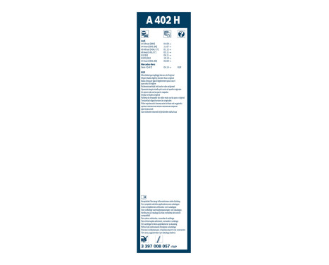 Bosch Windshield wipers discount set front + rear, Image 4