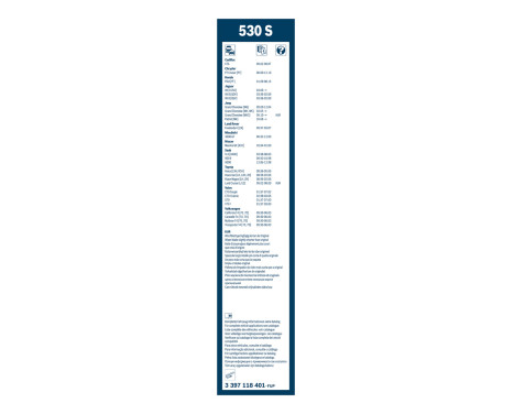 Bosch Windshield wipers discount set front + rear, Image 4