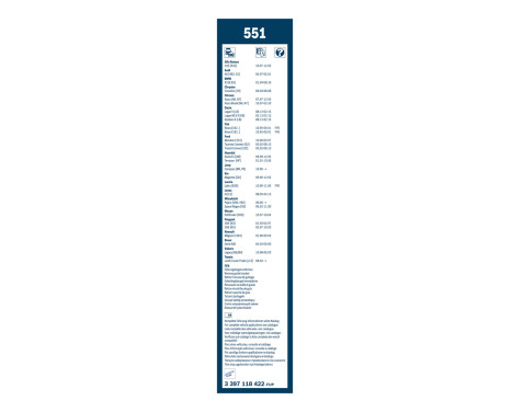 Bosch Windshield wipers discount set front + rear, Image 4