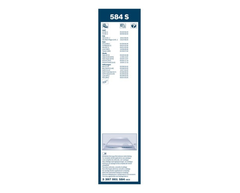Bosch Windshield wipers discount set front + rear, Image 8