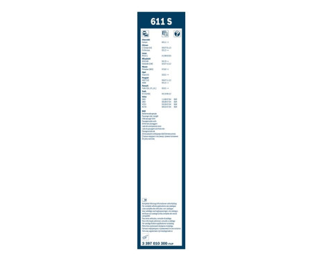 Bosch Windshield wipers discount set front + rear, Image 18