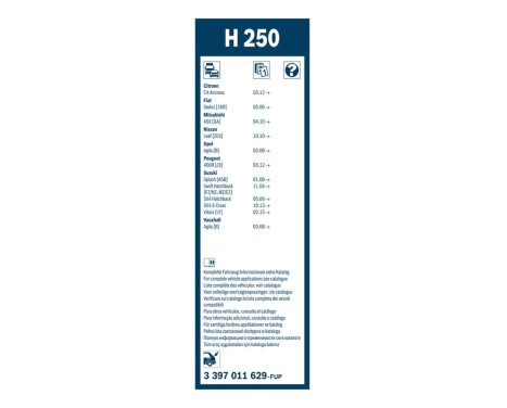 Bosch Windshield wipers discount set front + rear, Image 18