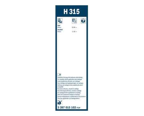 Bosch Windshield wipers discount set front + rear, Image 15