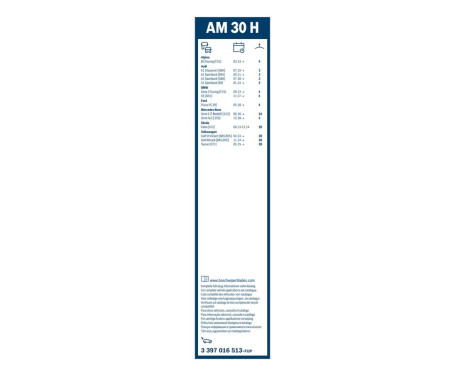 Bosch Windshield wipers discount set front + rear, Image 16