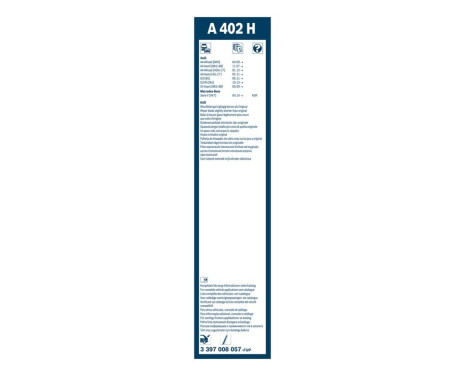 Bosch Windshield wipers discount set front + rear, Image 10