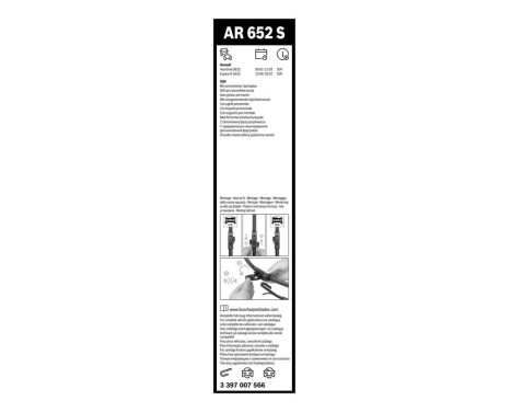 Bosch Windshield wipers discount set front + rear, Image 17