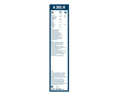 Bosch Windshield wipers discount set front + rear, Image 14