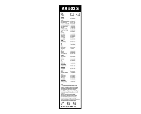Bosch Windshield wipers discount set front + rear, Image 17