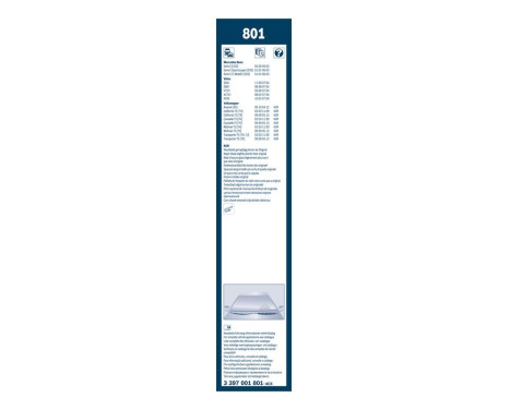Bosch Windshield wipers discount set front + rear, Image 18