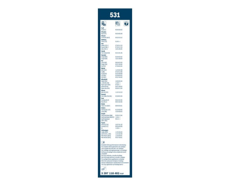 Bosch Windshield wipers discount set front + rear, Image 8