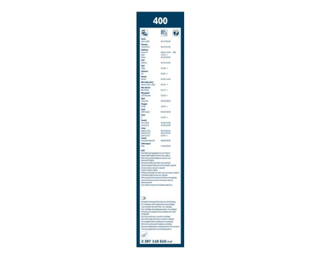 Bosch Windshield wipers discount set front + rear, Image 6