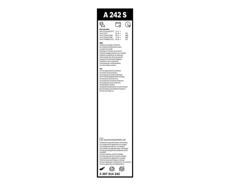 Bosch Windshield wipers discount set front + rear, Image 11