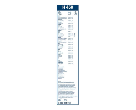 Bosch Wiper Blades Value Pack 109 + H450, Image 10
