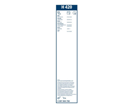 Bosch Wiper Blades Value Pack 340 + H420, Image 11