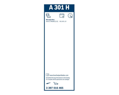 Bosch Wiper Blades Value Pack 400 + A301H, Image 21