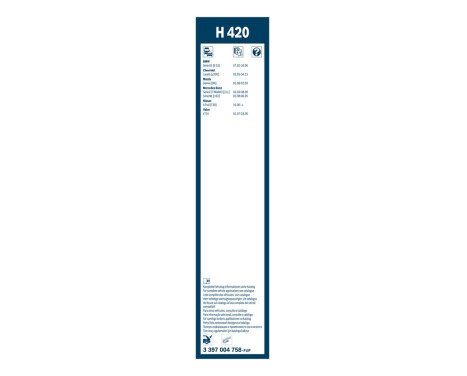 Bosch Wiper Blades Value Pack 450 + H420, Image 8