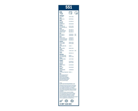 Bosch Wiper Blades Value Pack 50 + H402, Image 22