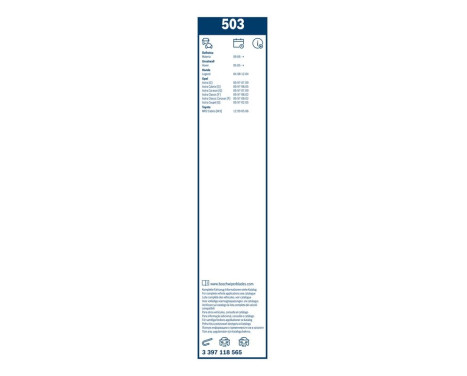 Bosch Wiper Blades Value Pack 503 + 340U, Image 22
