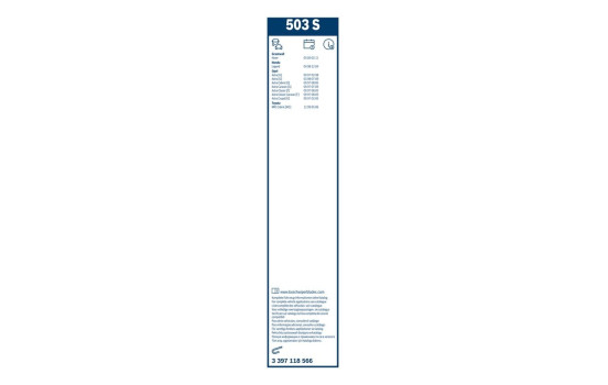 Bosch Wiper Blades Value Pack 503S + H420, Image 22