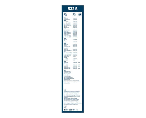 Bosch Wiper Blades Value Pack 532S + H341, Image 18