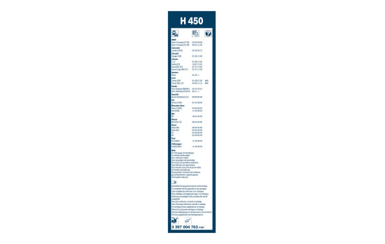 Bosch Wiper Blades Value Pack 532S + H450, Image 4