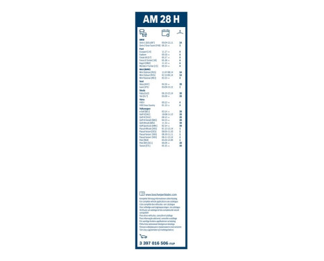 Bosch Wiper Blades Value Pack 533 + AM28H, Image 16