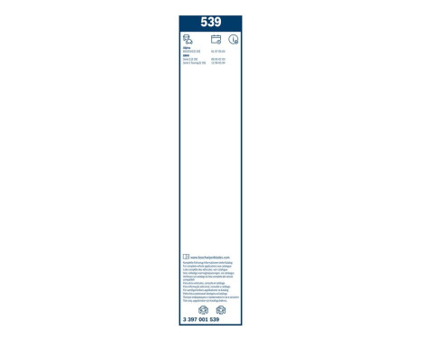 Bosch Wiper Blades Value Pack 539 + H425, Image 11