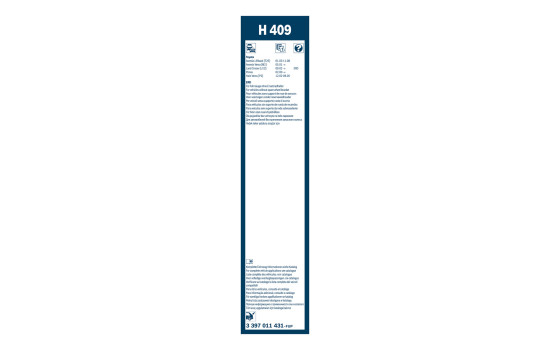 Bosch Wiper Blades Value Pack 552 + H409, Image 4