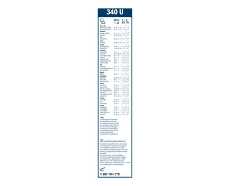 Bosch Wiper Blades Value Pack 601S + 340U, Image 11