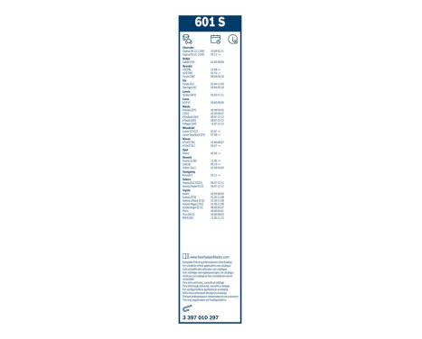 Bosch Wiper Blades Value Pack 601S + H253, Image 11