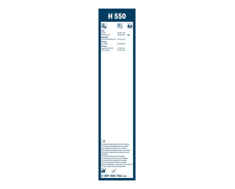 Bosch Wiper Blades Value Pack 604S + H550, Image 4