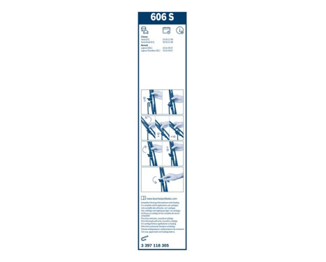 Bosch Wiper Blades Value Pack 606S + H400, Image 23