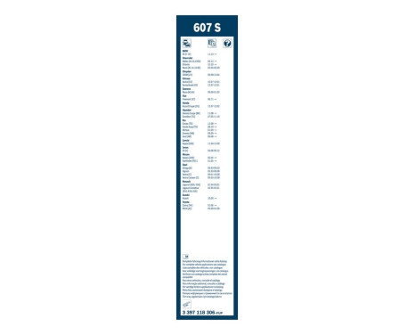 Bosch Wiper Blades Value Pack 607S + 380U, Image 18