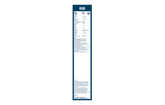 Bosch Wiper Blades Value Pack 608 + H309, Image 4