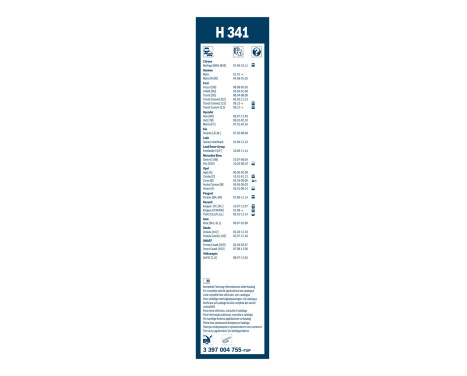 Bosch Wiper Blades Value Pack 608 + H341, Image 4