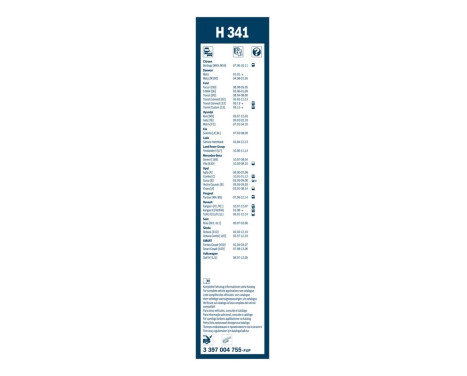 Bosch Wiper Blades Value Pack 608 + H341, Image 8