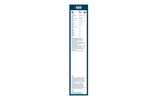 Bosch Wiper Blades Value Pack 650 + 450U, Image 15