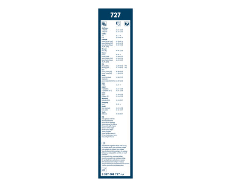 Bosch Wiper Blades Value Pack 727 + 450U, Image 14