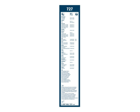 Bosch Wiper Blades Value Pack 727 + 450U, Image 18