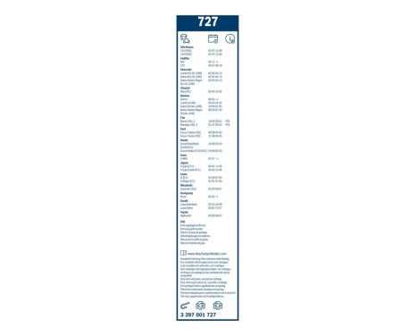 Bosch Wiper Blades Value Pack 727 + H380, Image 11