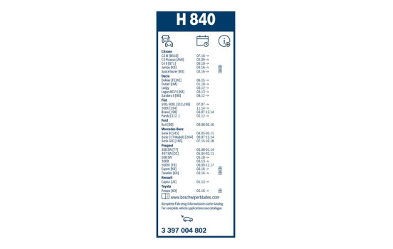 Bosch Wiper Blades Value Pack A137S + H840, Image 10